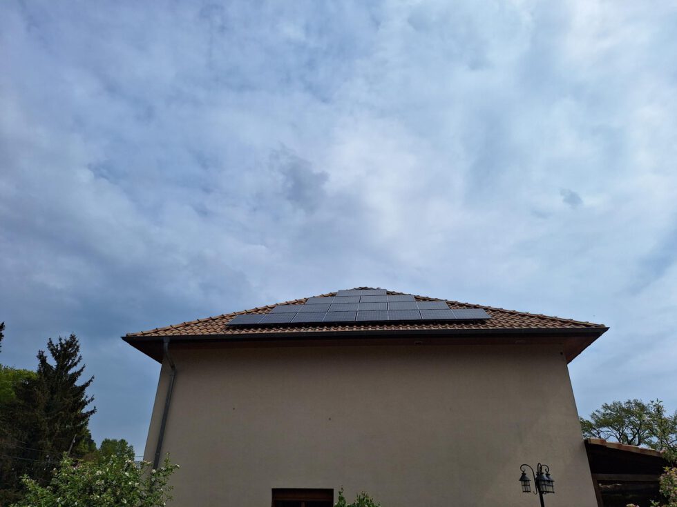 Solarmodule auf Ziegeldach