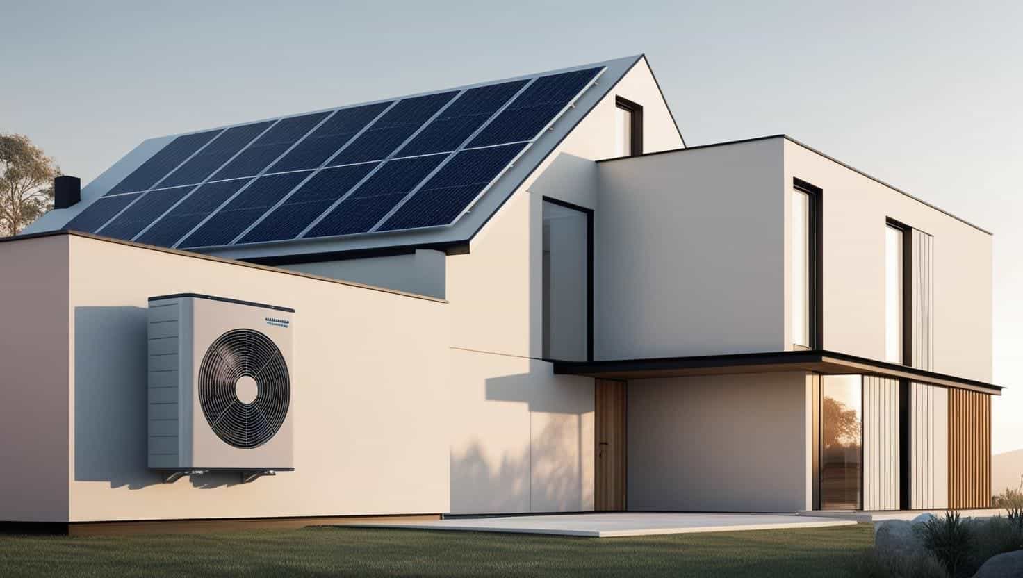 Photovoltaik mit einer Wärmepumpe und Solarmodulen